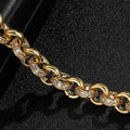 New 10mm Gold-Filled Belcher Bracelet – 8 Inch with Albert Clasp
