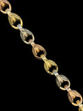 Tri Colour XXL 15mm 3D Tulip Bracelet