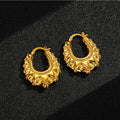 25mm Gold Gypsy Creole Hoop Earrings for Women