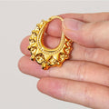 25mm Gold Gypsy Creole Hoop Earrings for Women