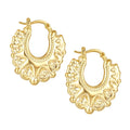 Premium 35mm Gold Round Gypsy Creole Earrings – Lightweight & Trendy
