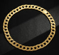 26mm Gold Lizard Ornate Chaps Cuban Curb Chain – 30 Inches, 398g