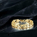 Luxury 12mm Gold Plated Cuban Curb Bracelet - High-End Look, 8 Inch, 36g