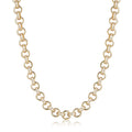 Luxury 10mm Gold Alternate Pattern Belcher Chain with Albert Clasp