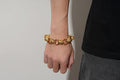 New Luxury 20mm Gold Filled & Bonded Bulldog Belcher Bracelet - Durable