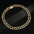 Luxury Heavy 27mm 9ct Gold Filled Bark Chaps Cuban Curb Chain