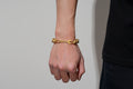 12mm Gold Filled Bonded Spanner Belcher Bracelet - 7.5/8 Inches