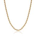 Classic 5mm 9ct Gold Filled Rope Chain Necklace