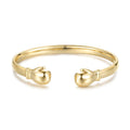 New Luxury Gold Boxing Glove Torque Bangle / Bracelet