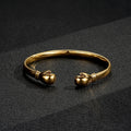 New Luxury Gold Boxing Glove Torque Bangle / Bracelet