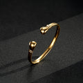 New Luxury Gold Boxing Glove Torque Bangle / Bracelet