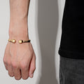 New Luxury Gold Boxing Glove Torque Bangle / Bracelet