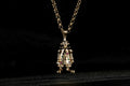 New Gold Filled Bonded Large Clown Pendant 22 Inch 4mm Belcher Chain