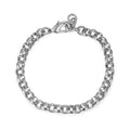 New 9mm Silver Filled Diamond Cut Patterned Belcher Bracelet – 8 Inch