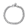 New 9mm Silver Filled Diamond Cut Patterned Belcher Bracelet 6 Inch
