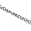 New 9mm Silver Filled Diamond Cut Patterned Belcher Bracelet – 8 Inch