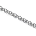 New 9mm Silver Filled Diamond Cut Patterned Belcher Bracelet 6 Inch