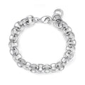 Luxury Silver 15mm Alternate Ornate Belcher Bracelet