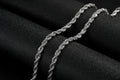 Classic 5mm Silver Rope Chain Necklace