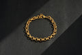 8mm Gold Belcher Bracelet – Classic 8 Inches, Smooth Pattern