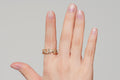 New Gold Filled Mum Heart Ring with Stones Sizes (O, Q, T) Adjustable