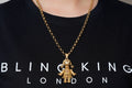 New Gold Filled & Bonded Rag Doll Pendant 5.5mm Gold Smooth Belcher Chain