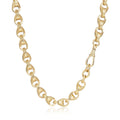 Luxury Gold XXL 15mm 3D Tulip Chain with Albert Clasp Super Heavy