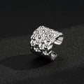 Premium Silver XXL Keeper Adjustable Ring