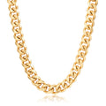 15mm Gold Cuban Link Chain – 24 Inches, Heavyweight 206g