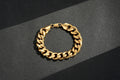 15mm Gold Cuban Link Bracelet – 8 Inches, Heavy 65g