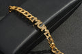 8mm Mum Cuban Bracelet Full Link Clear Stones 8” Gift Jewellery for Her
