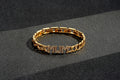 8mm Mum Cuban Bracelet Full Link Clear Stones 8” Gift Jewellery for Her