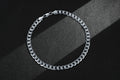 Premium 9mm Silver Cuban Curb Chain Necklace – 20 & 24 Inches, Sleek & Durable