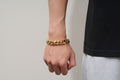 15mm Gold Cuban Link Bracelet – 8 Inches, Heavy 65g
