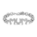 Silver Mum Belcher Bracelet