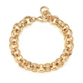 New Luxury Gold 15mm Alternate Ornate Belcher Bracelet