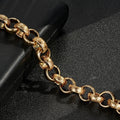 New Luxury Gold 15mm Alternate Ornate Belcher Bracelet