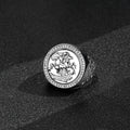 Silver St George Sovereign Ring Adjustable Size 8.5 Q 11g Classic Men’s Jewellery