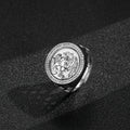 Silver St George Sovereign Adjustable Ring with Stones