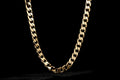 New High Quality Luxury Gold 12mm Cuban Curb Chain