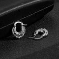 Silver Baby Gypsy Creole Earrings
