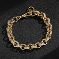 New 10mm Gold-Filled Belcher Bracelet – 8 Inch with Albert Clasp