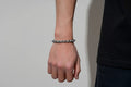 Silver Filled 9mm Lined Pattern Belcher Bracelet 8" For Men &amp; Women