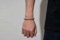 Silver Filled 9mm Lined Pattern Belcher Bracelet 8" For Men &amp; Women
