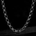 10mm Silver-Filled Diamond Cut Belcher Chain – 24 Inch Unisex (New)