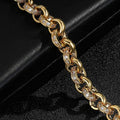 New 10mm Gold-Filled Belcher Bracelet – 8 Inch with Albert Clasp