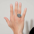 New Silver St George Dragon Slayer Sovereign Adjustable Ring