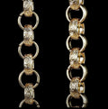 15mm Gold Ornate Filigree Belcher Chain – 24 Inches, 210g, Tarnish Resistant
