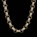 20mm Gold XXL Heavy Belcher Chain with Stones and Albert Clasp