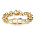 8mm Kids Gold Double Boxing Glove Belcher Bracelet